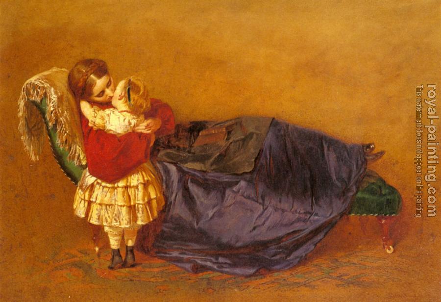 George Elgar Hicks : Mother And Child